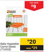 Garden Master Baby Vegetable Carrot Seeds