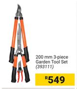 Garden Master 200mm 3 Piece Garden Tool Set 393111