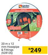 20m x 12mm Hosepipe & Fittings 628126