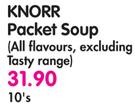 Knorr Packet Soup(All Flavours, Excluding Tasty Range)-10's
