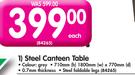 Steel Canteen Table-Each