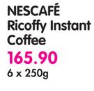 Nescafe Ricoffy Instant Coffee-6x250g