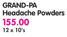 Grand-PA Headache Powders-12x10's