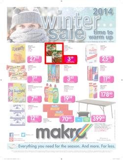 Makro Western Cape : Food Catalogue ( 11 Jun - 25 Jun 2014 ), page 1
