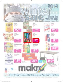Makro Western Cape : Food Catalogue ( 11 Jun - 25 Jun 2014 ), page 1