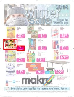 Makro Western Cape : Food Catalogue ( 11 Jun - 25 Jun 2014 ), page 1
