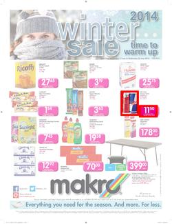 Makro Western Cape : Food Catalogue ( 11 Jun - 25 Jun 2014 ), page 1
