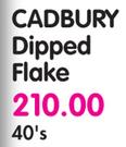 1Cadbury Dipped Flake-40's
