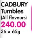 Cadbury Tumbles(All Flavours)-36x65g