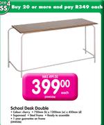 School Desk Double