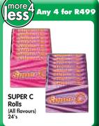 Super C Rolls(All Flavours)-4x24's