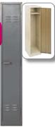 Steel Lockers Single Tier 1800x300x450mm
