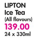 Lipton Ice Tea(All Flavours)-24 x 330ml