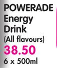 Powerade Energy Drink(All Flavours)-6x500ml