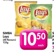 Simba Lays(All Flavours)-125gm Each