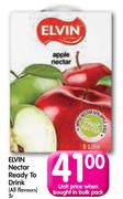 Elvin Nectar Ready to Drink(All Flavours)-5Ltr