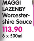 Maggi Lazenby Worcester-Shire Sauce-6x500ml