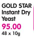Gold Star Instant Dry Yeast-48x10g