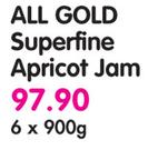All Gold Superfine Apricot Jam-6x900g