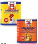 Top One Corned Meat Or Chicken Loaf-6x300g