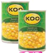 Koo Sweetcorn(Creamstyle)-415g