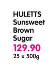Huletts Sunsweet Brown Sugar-25 x 500g