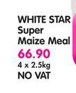 White Star Super Maize Meal-4 x 2.5Kg