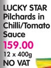Lucky Star Pilchards In Chilli/Tomato Sauce-12 x 400g