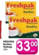 Freshpak Rooibos Teabags-160's