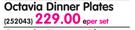 Continental Octavia Dinner Plates-Per Set