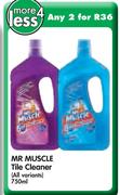 Any 2 Mr Muscle Tile Cleaner(All Variants)-750ml