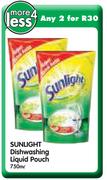 Any 2  Sunlight Dishwashing Liquid Pouch-750ml