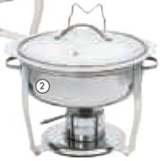 3.7L Chafing Dish With Ceramic Insert
