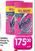 Vanish Power O2 Powder-2kg Each