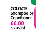 Colgate Shampoo/Conditioner-6x350ml