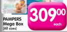 Pampers Mega Box(All Sizes)-Each