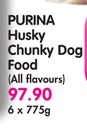 Purina Husky Chunky Dog Food(All Flavours)-6x775g 