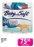 Baby Soft Toilet Rolls 2 Ply-18's Each