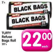 Tuffy Refuse Bags Roll-20's Each