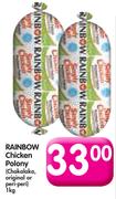 Rainbow Chicken Polony(Chakalaka, Original or Peri-Peri)-1kg Each