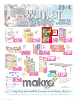 Makro Bloemfontein : Food Catalogue ( 11 Jun - 25 Jun 2014 ), page 1