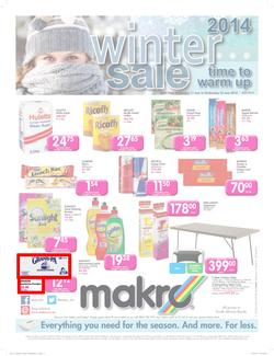 Makro Bloemfontein : Food Catalogue ( 11 Jun - 25 Jun 2014 ), page 1