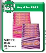 Super C Rools(All Flavours)-4x24's