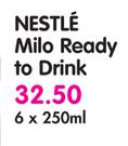 Nestle Milo Ready To Drink-6x250ml