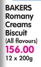 Bakers Romany Creams Biscuit-12x200g