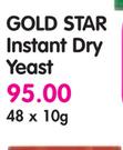 Gold Star Instant Dry Yeast-48x10g