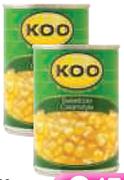 Koo Sweetcorn Cream Style-415g