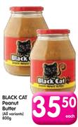 Black Cat Peanut Butter(All Variants)-800g