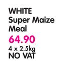 White Super Maize Meal-4x2.5kg