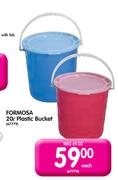 Formosa 20ltr Plastic Bucket-Each